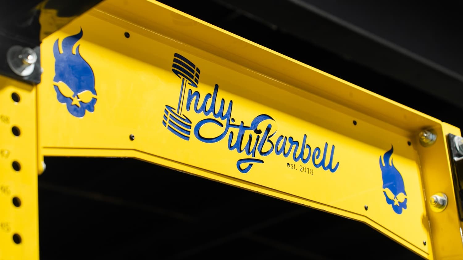Free weight and machine area at Indy City Barbell
