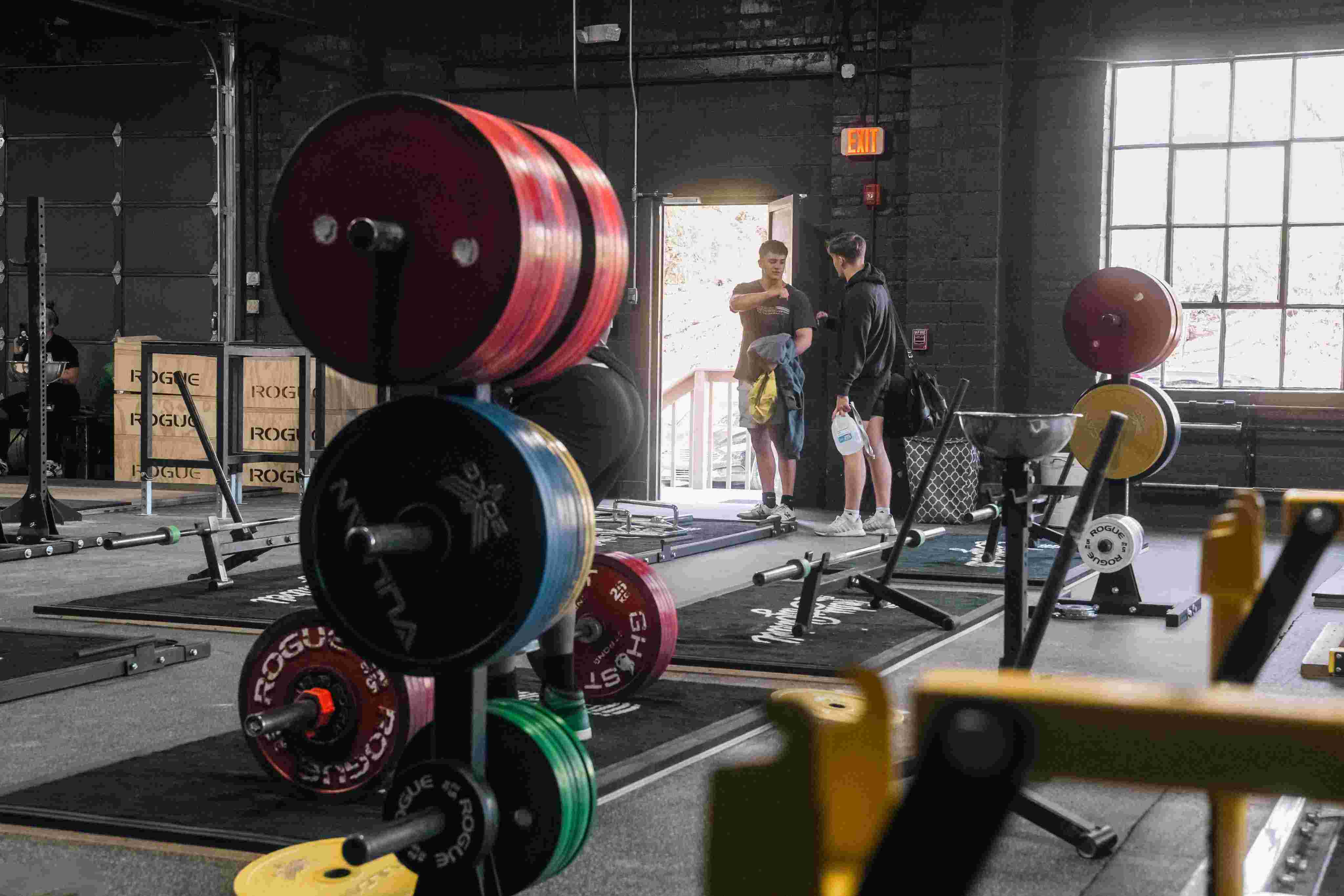 Open training floor space at Indy City Barbell in downtown Indianapolis