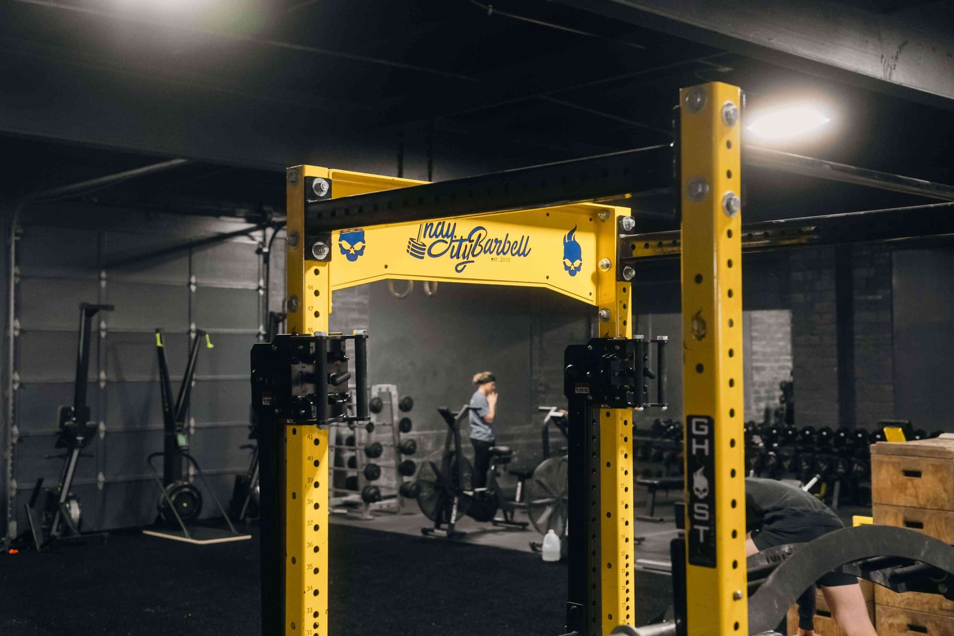 Cable stations and plate-loaded machines at Indy City Barbell
