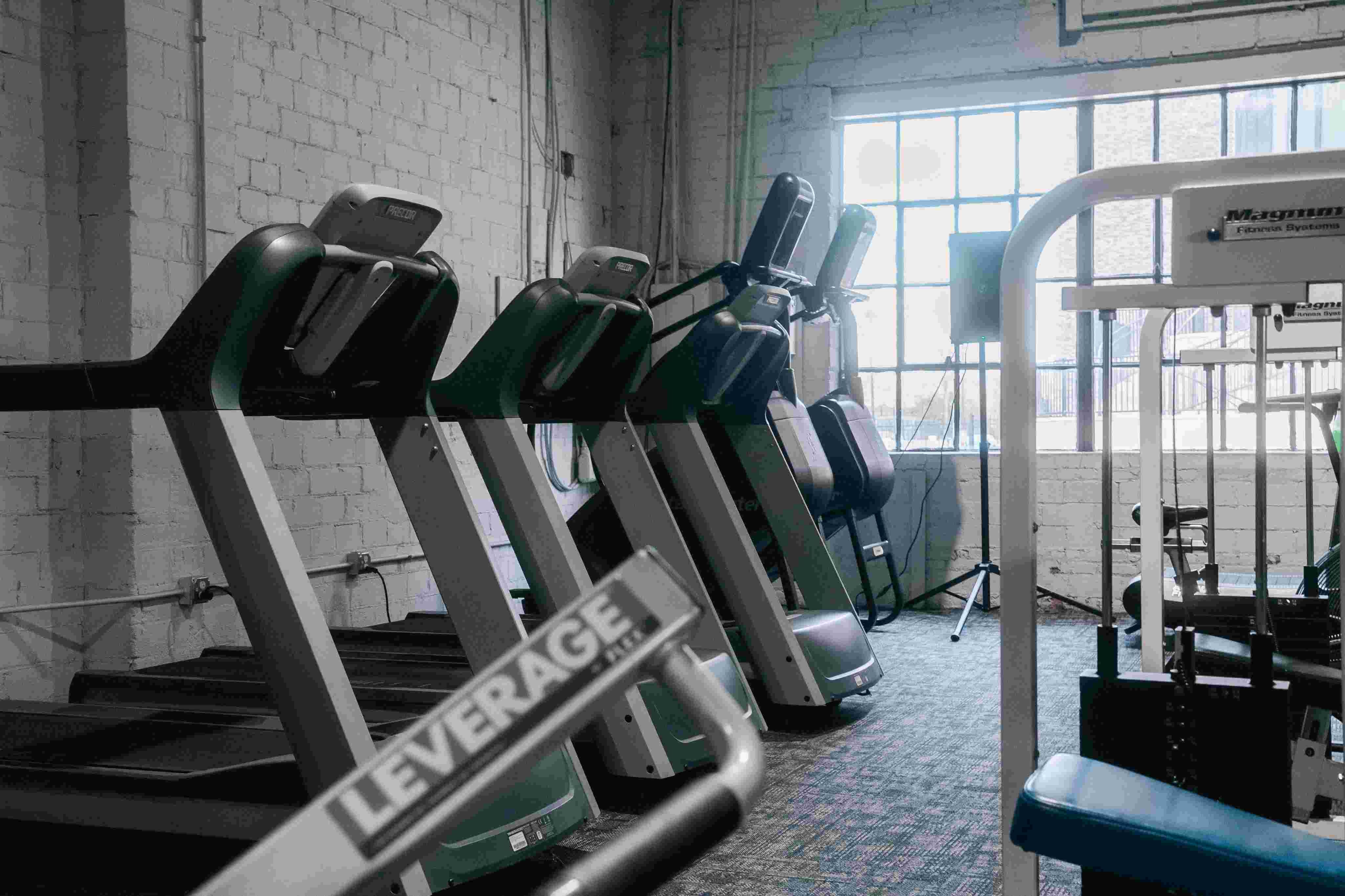 Free weight and barbell area at Indy City Barbell strength gym