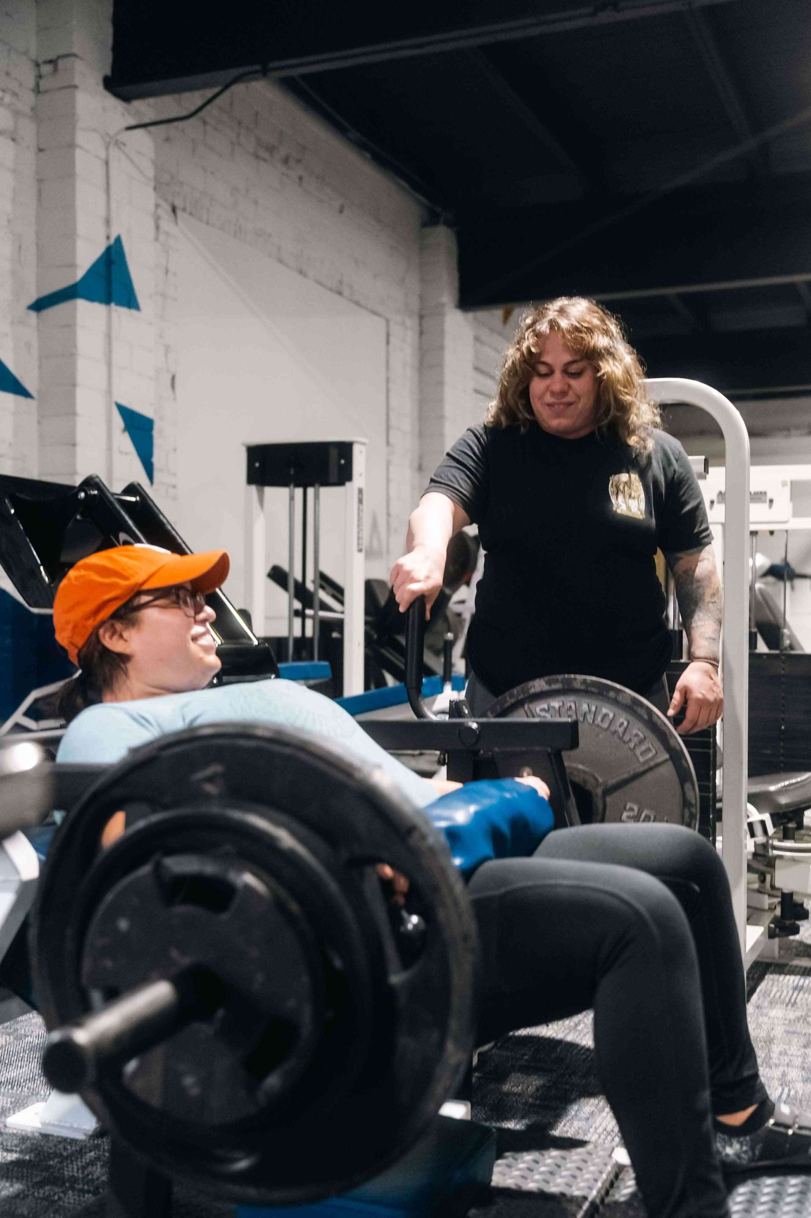 Training floor and equipment at Indy City Barbell gym in Indianapolis