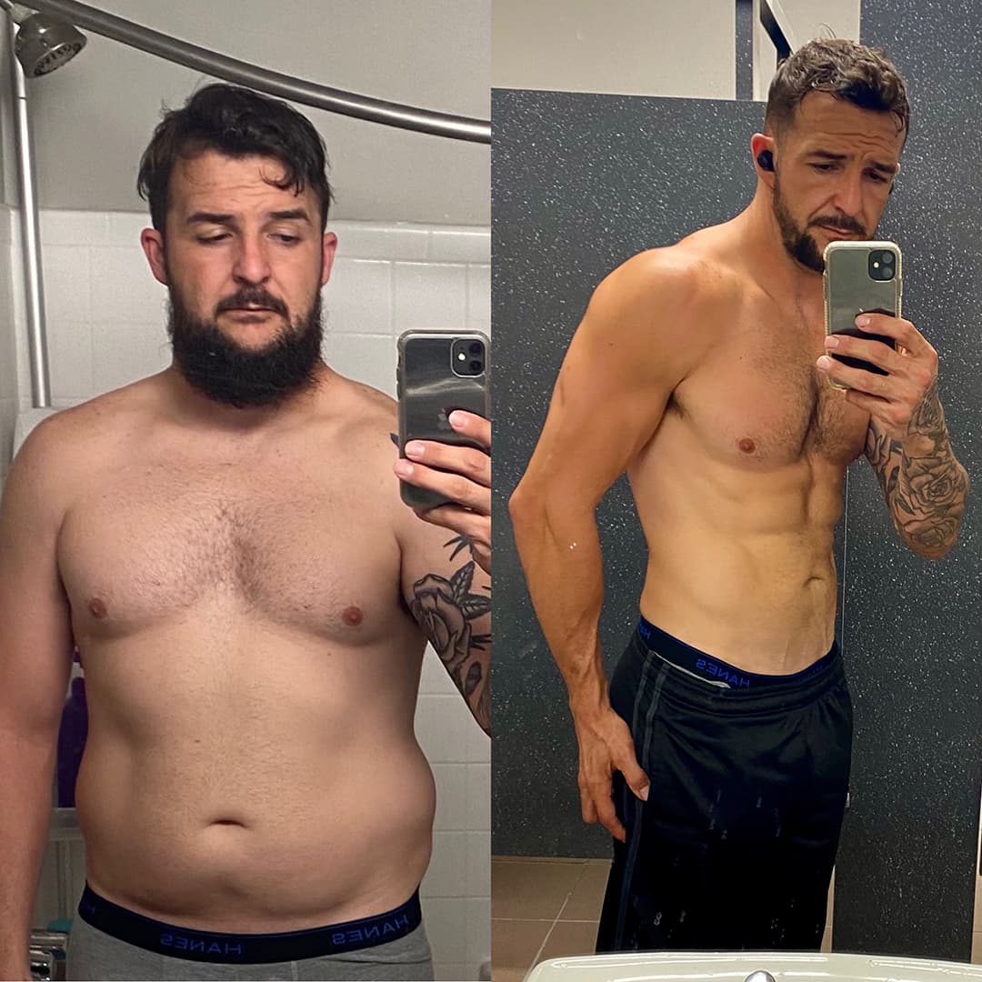 Indy City Barbell personal training client transformation, before and after result 9