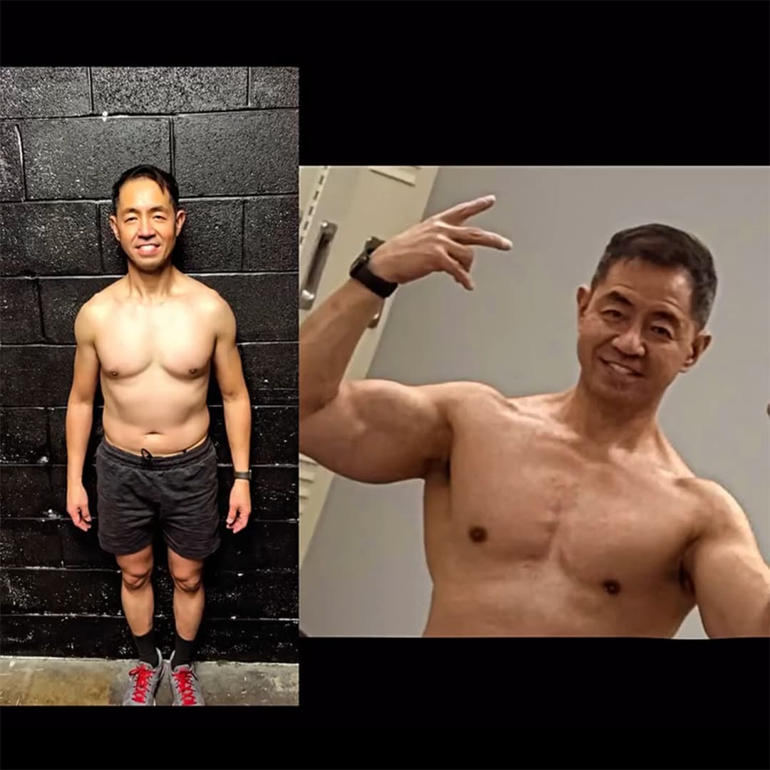 Indy City Barbell personal training client transformation, before and after result 2