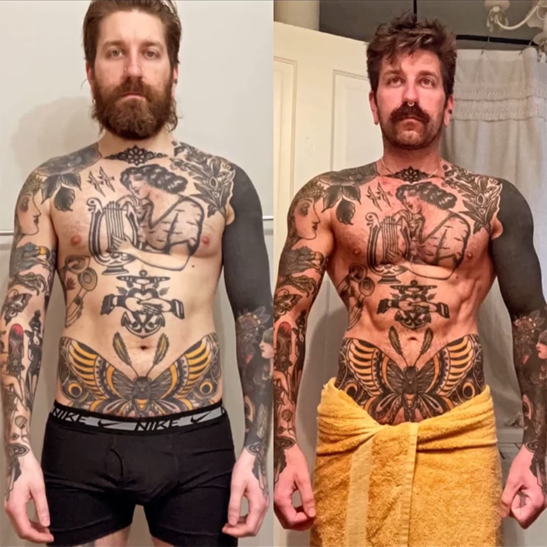 Indy City Barbell personal training client transformation, before and after result 5