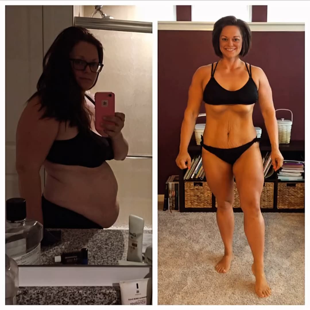 Indy City Barbell personal training client transformation, before and after result 6